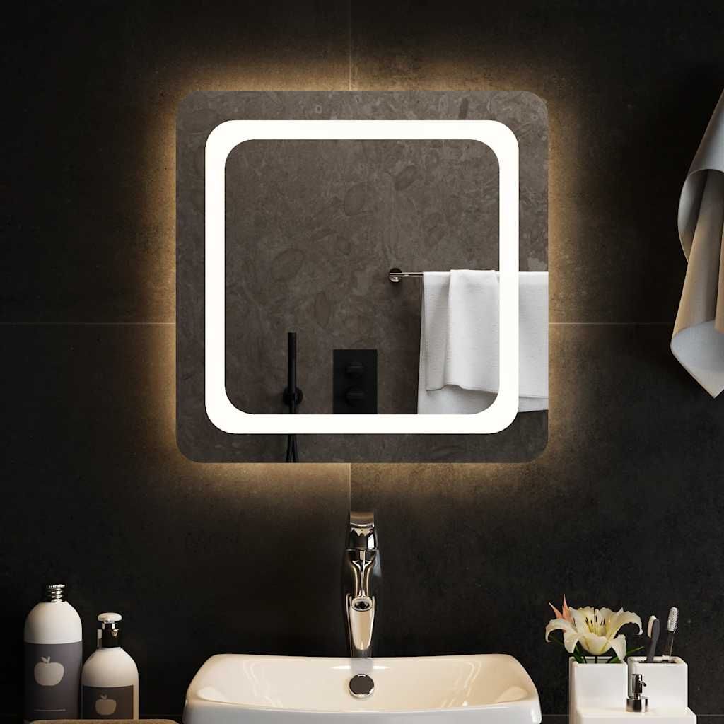 Specchio da Bagno con Luci LED 50x50 cm vidaXL
