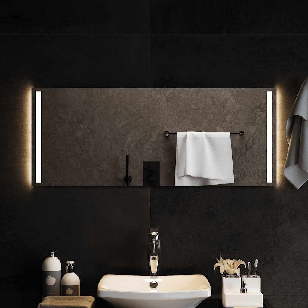 Specchio da Bagno con Luci LED 100x40 cm vidaXL