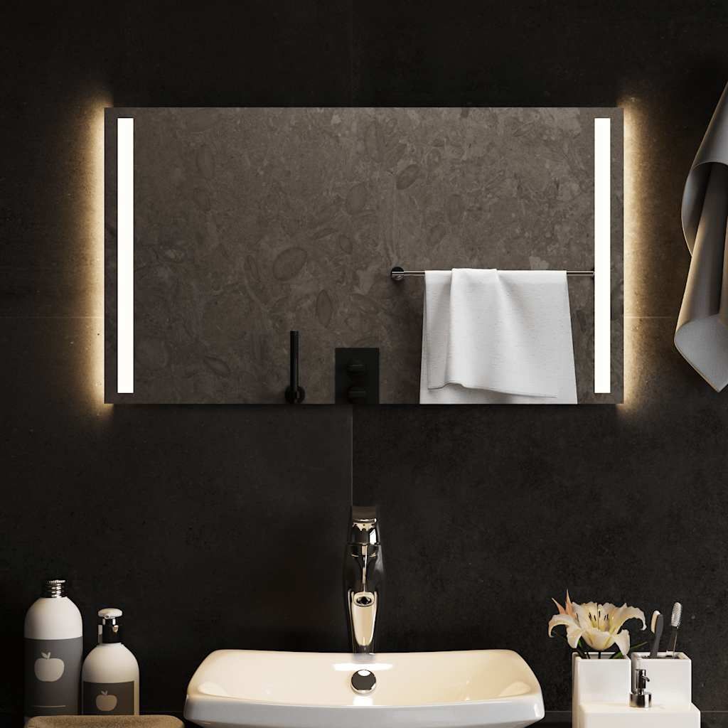 Specchio da Bagno con Luci LED 70x40 cm vidaXL
