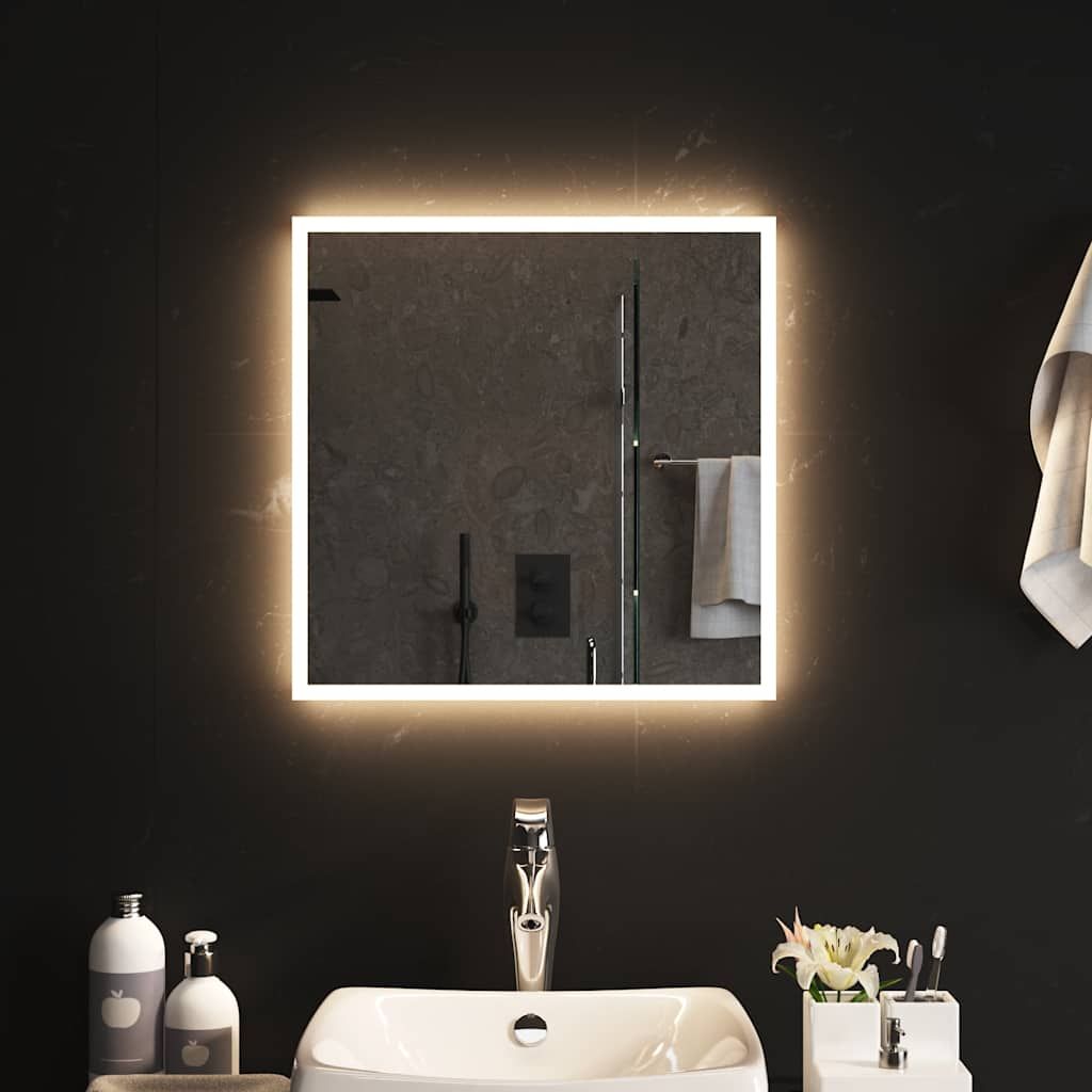 Specchio da Bagno con Luci LED 50x50 cm vidaXL