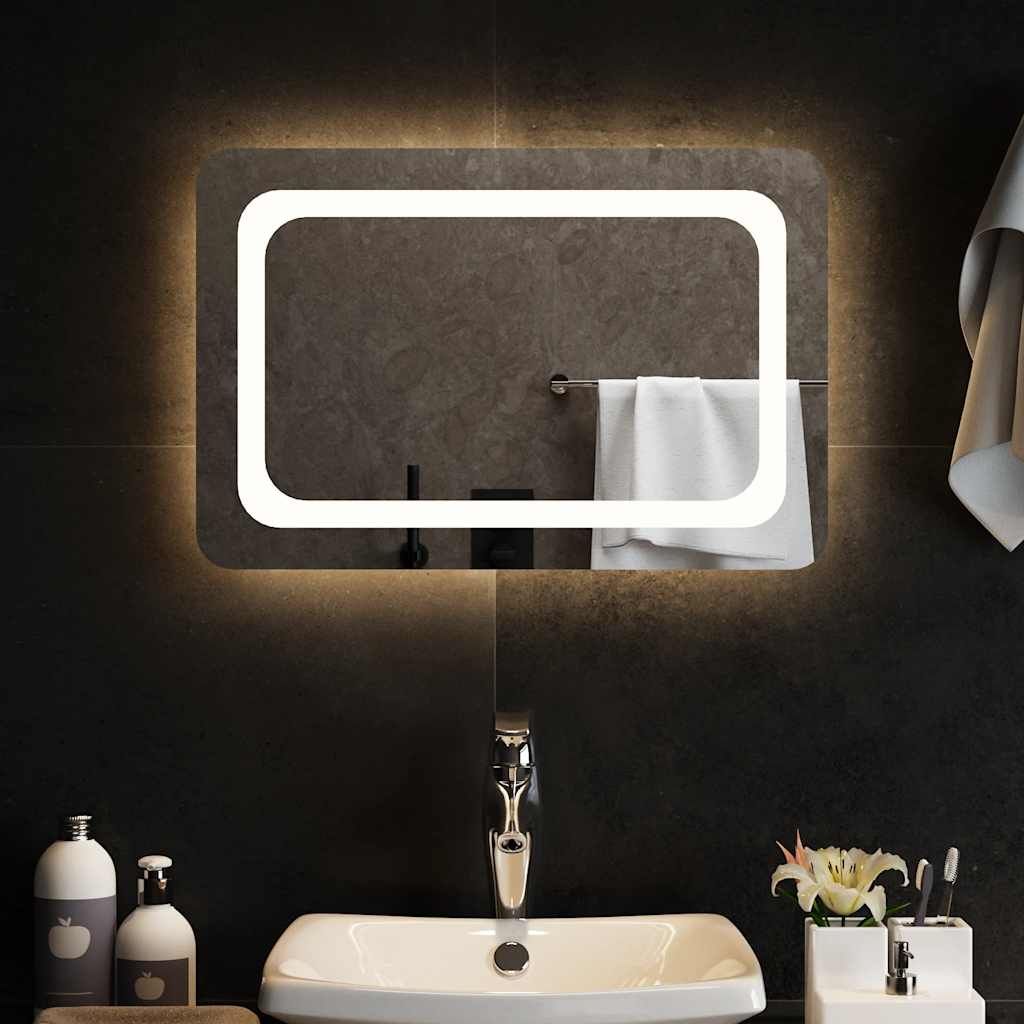 Specchio da Bagno con Luci LED 60x40 cm vidaXL