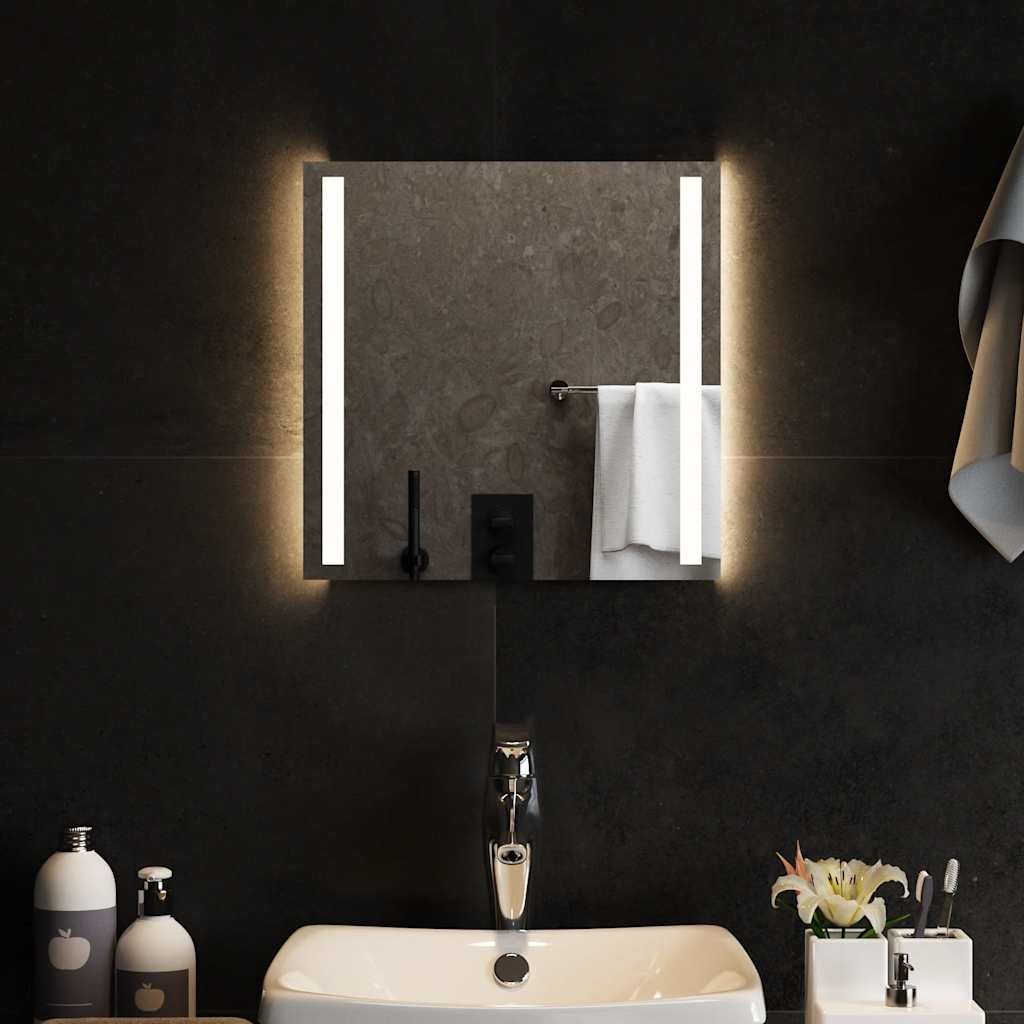 Specchio da Bagno con Luci LED 40x40 cm vidaXL