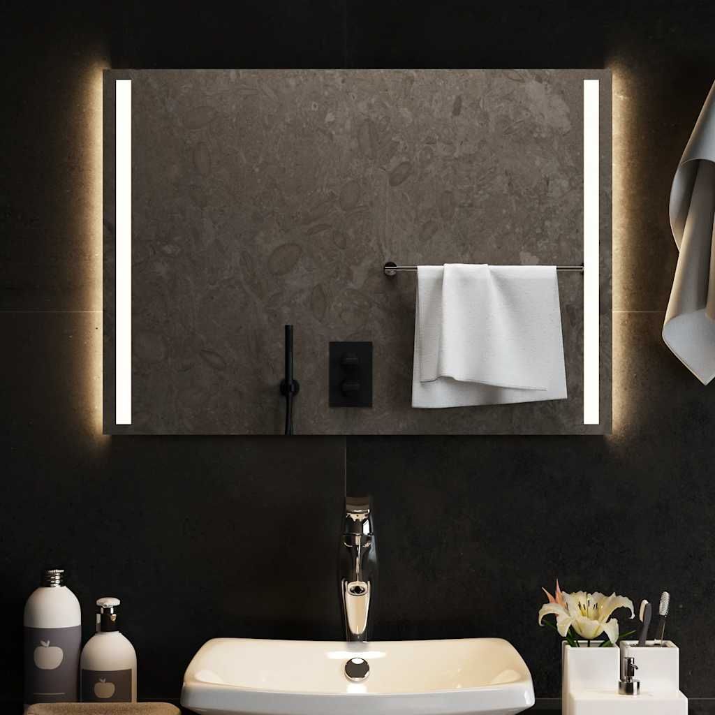Specchio da Bagno con Luci LED 70x50 cm vidaXL