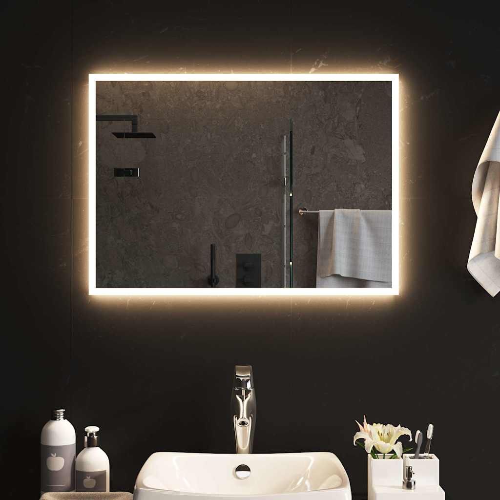 Specchio da Bagno con Luci LED 70x50 cm vidaXL