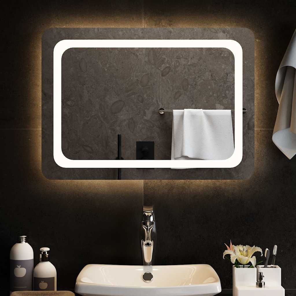 Specchio da Bagno con Luci LED 70x50 cm vidaXL