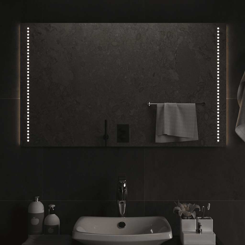 Specchio da Bagno con Luci LED 100x60 cm vidaXL