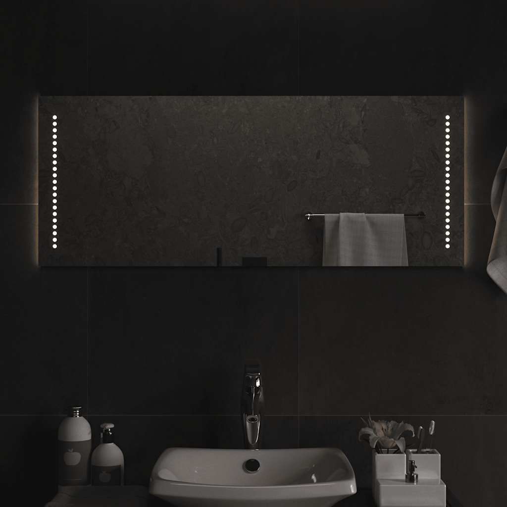 Specchio da Bagno con Luci LED 100x40 cm vidaXL