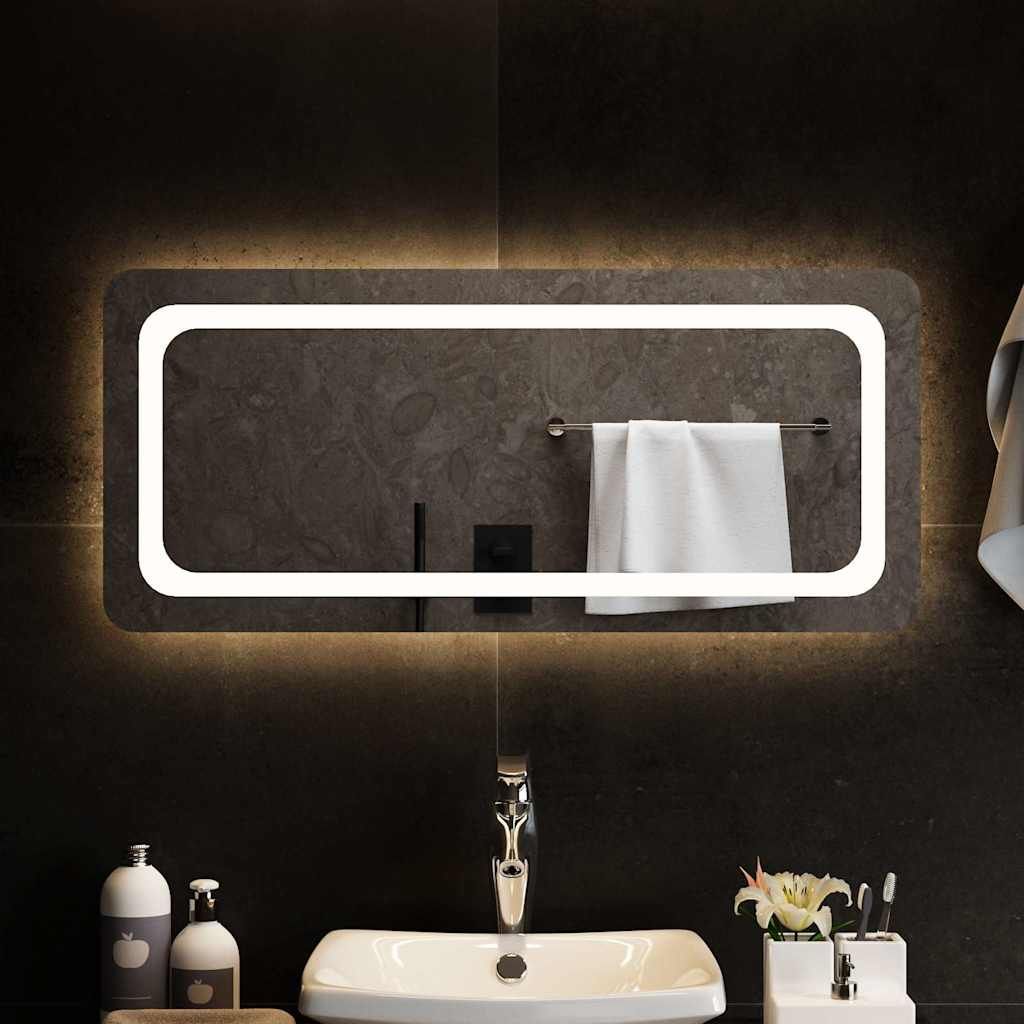 Specchio da Bagno con Luci LED 90x40 cm vidaXL