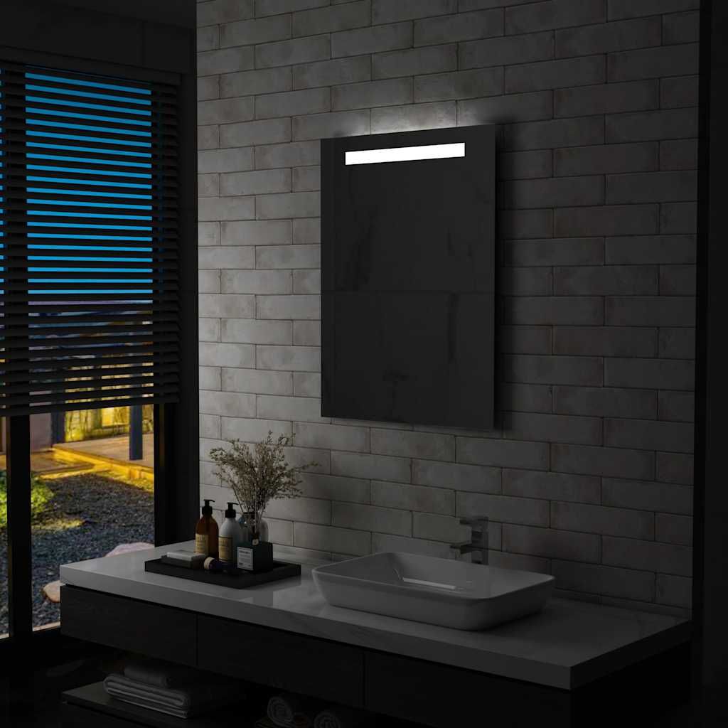 Specchio da Parete a LED per Bagno 60x80 cm vidaXL