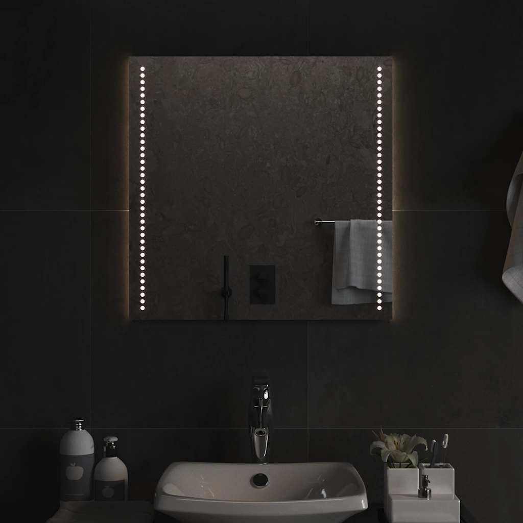 Specchio da Bagno con Luci LED 60x60 cm vidaXL