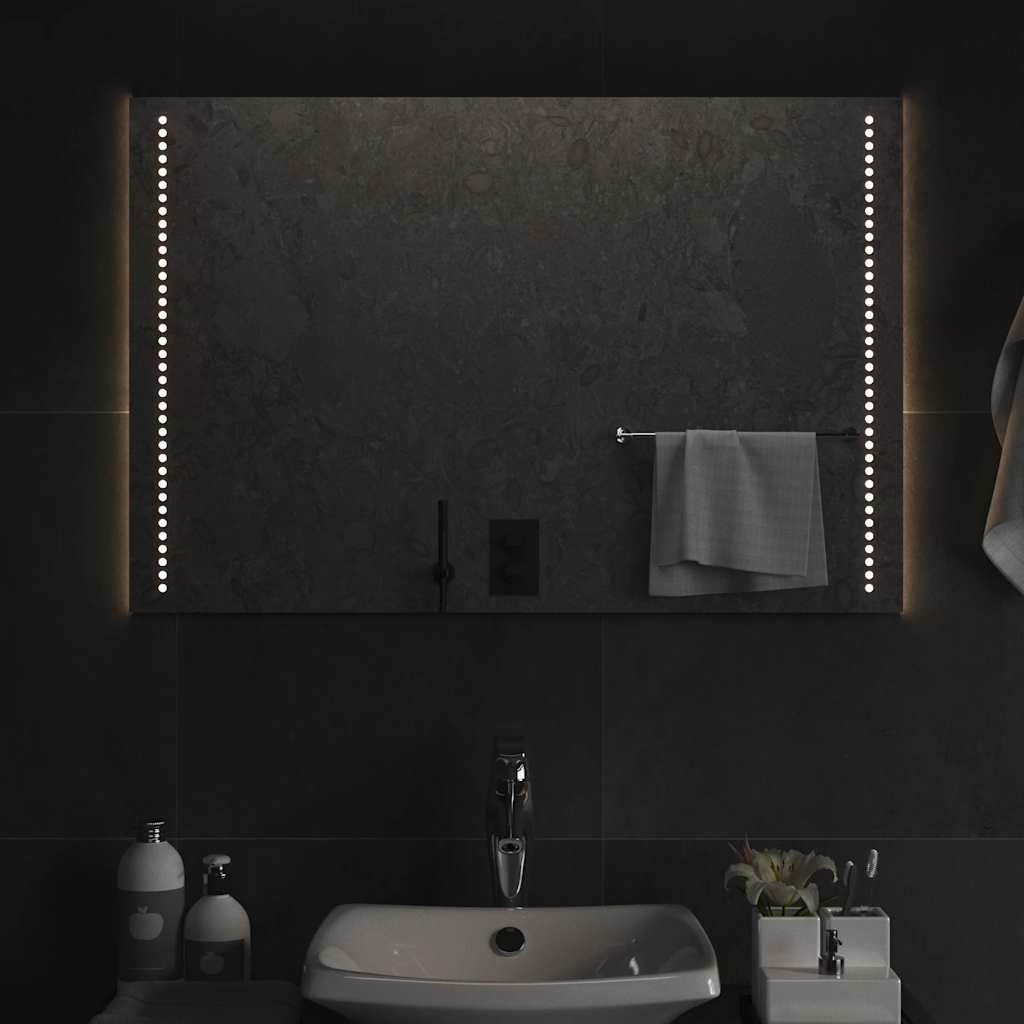 Specchio da Bagno con Luci LED 90x60 cm vidaXL