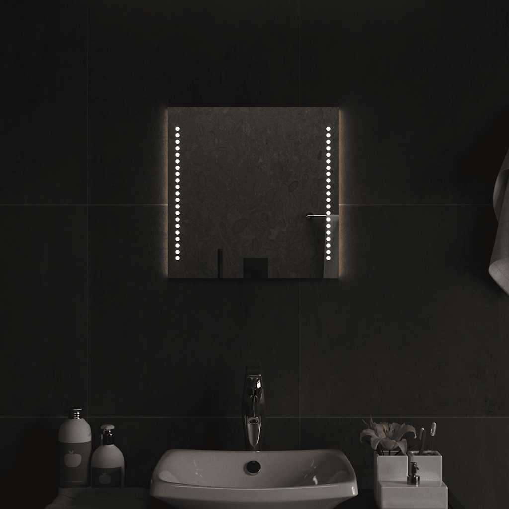 Specchio da Bagno con Luci LED 40x40 cm vidaXL
