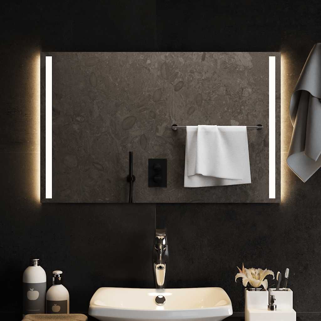 Specchio da Bagno con Luci LED 80x50 cm vidaXL