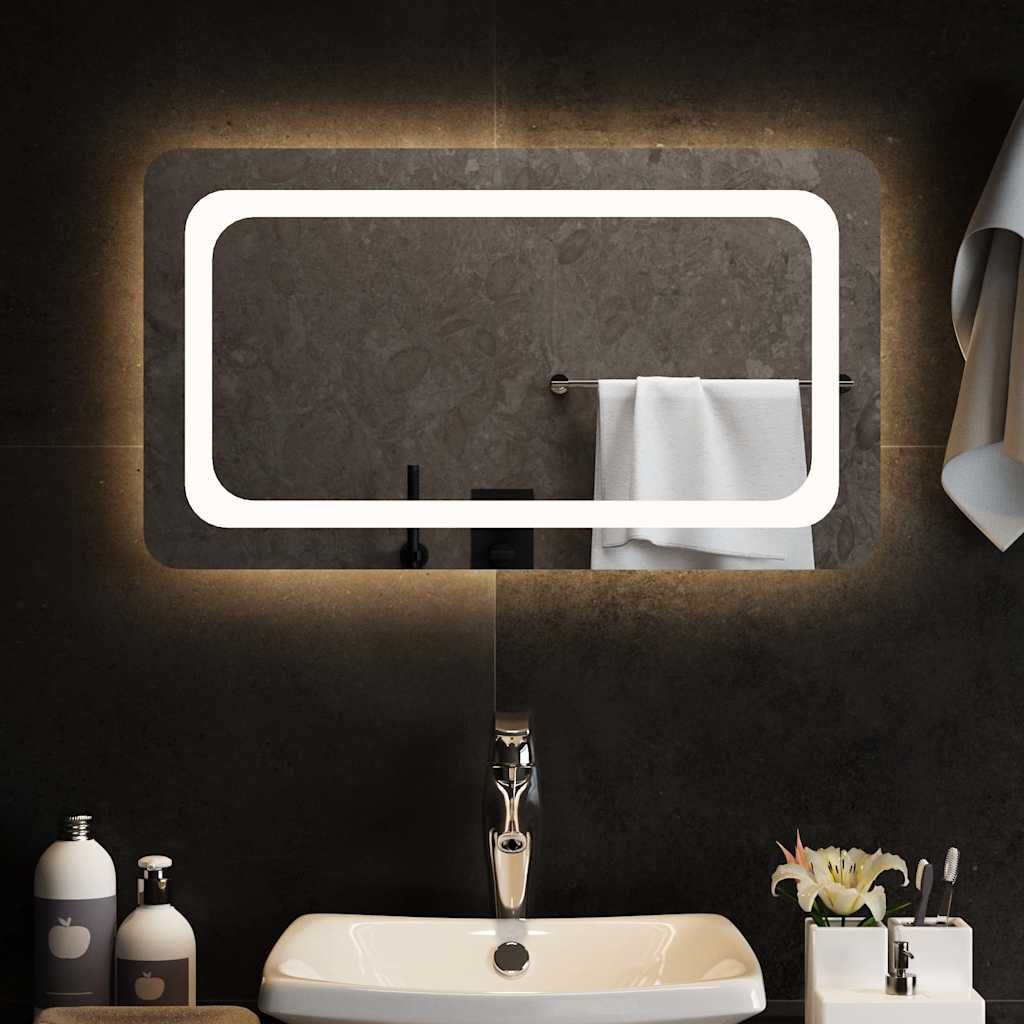 Specchio da Bagno con Luci LED 70x40 cm vidaXL