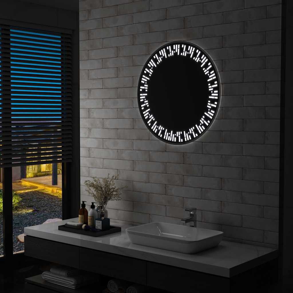 Specchio a LED per Bagno 70 cm vidaXL
