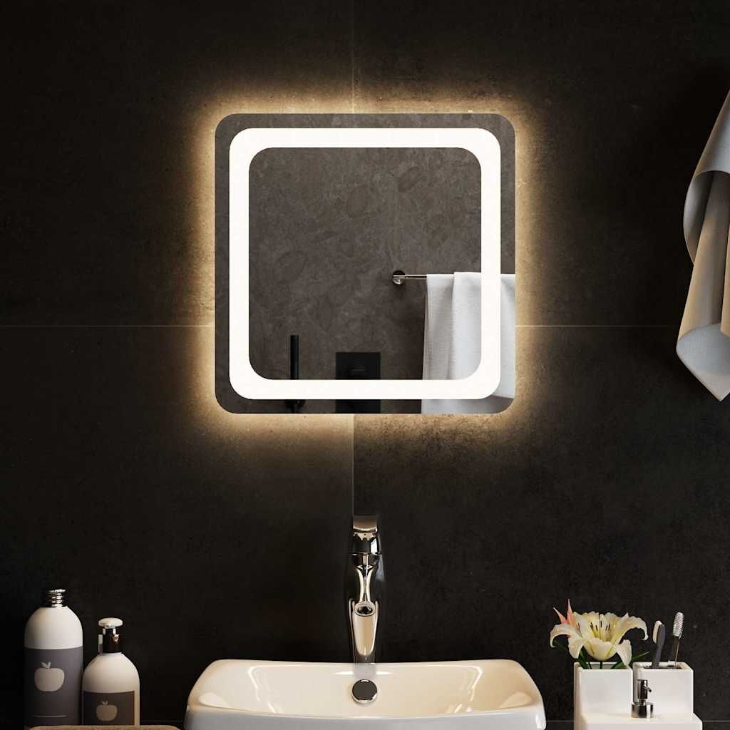 Specchio da Bagno con Luci LED 40x40 cm vidaXL