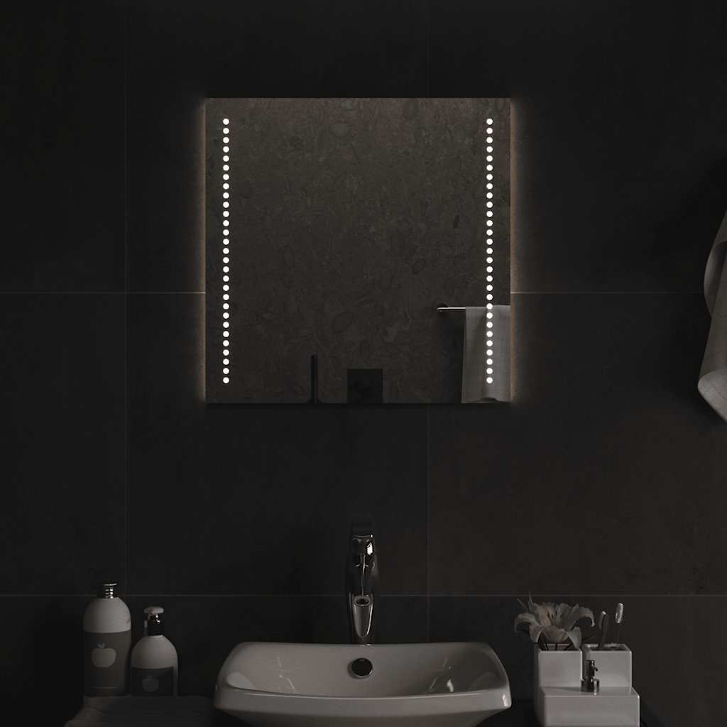Specchio da Bagno con Luci LED 50x50 cm vidaXL