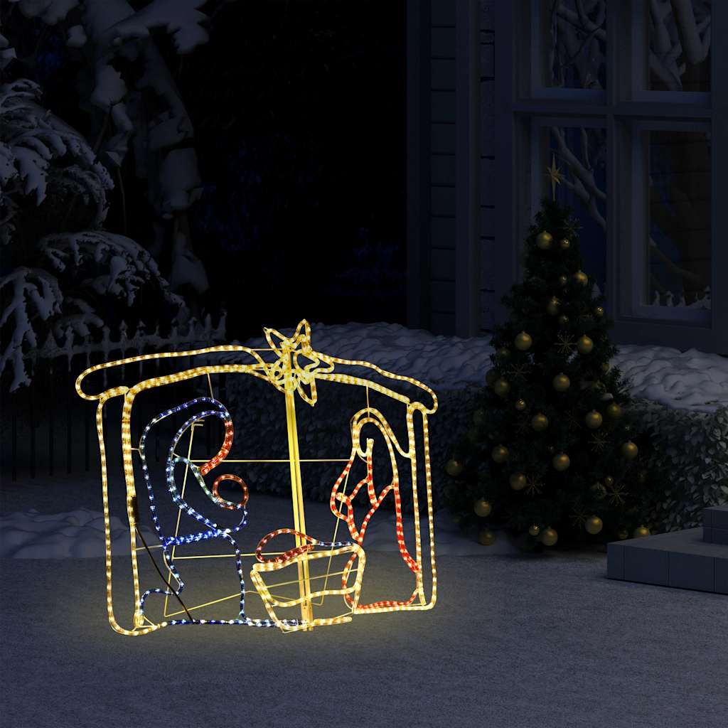 Natività Decorazione di Natale 240 LED 116x41x87 cm vidaXL