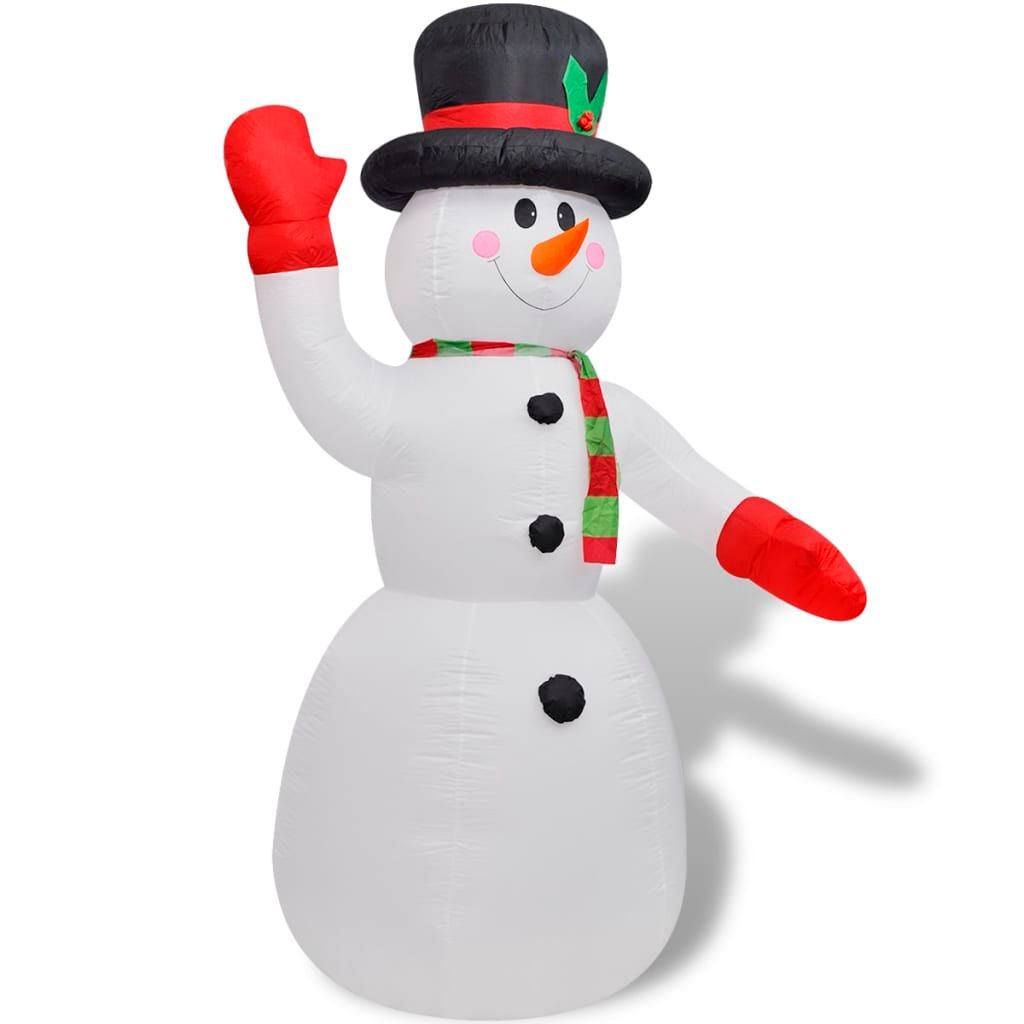 Pupazzo di Neve Gonfiabile 240 cm vidaXL