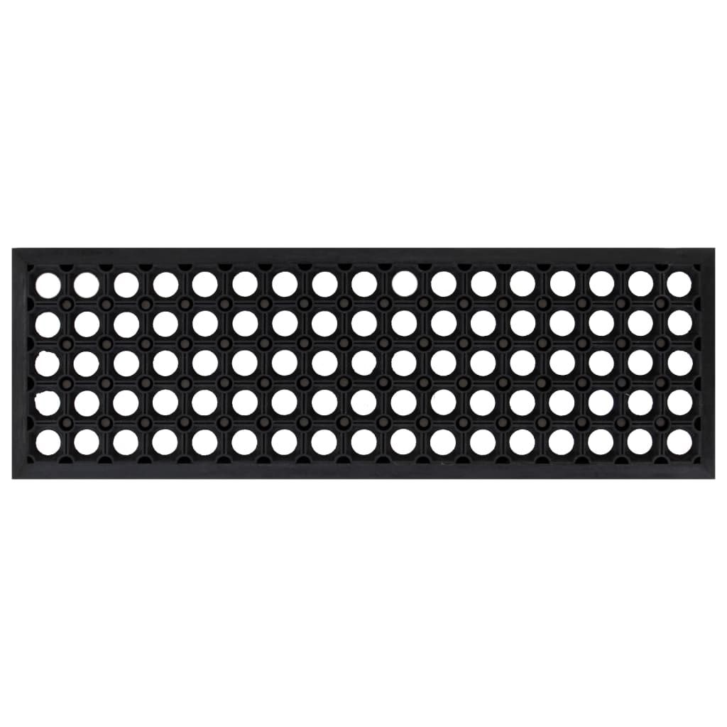 Tappetino per Scale 10 pz 25x75 cm in Gomma vidaXL