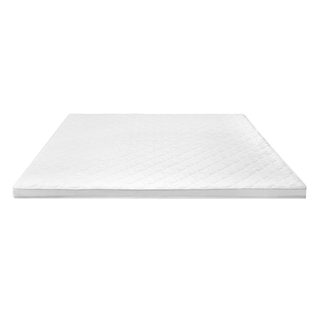 Coprimaterasso 160x200cm Schiuma a Freddo Superficie a Onde 6cm vidaXL
