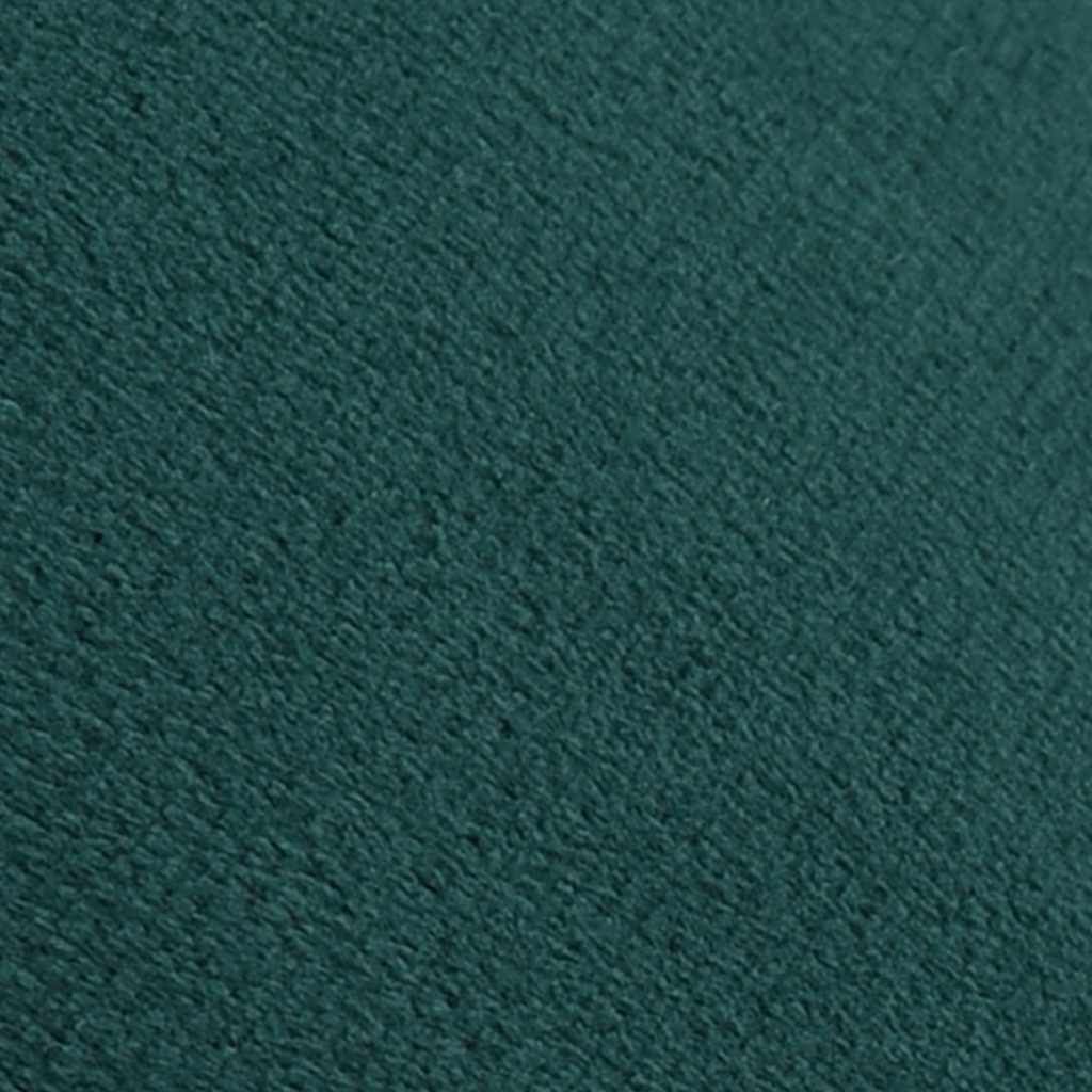 Sgabello Verde Scuro e Oro in Velluto 28 x 36 cm vidaXL