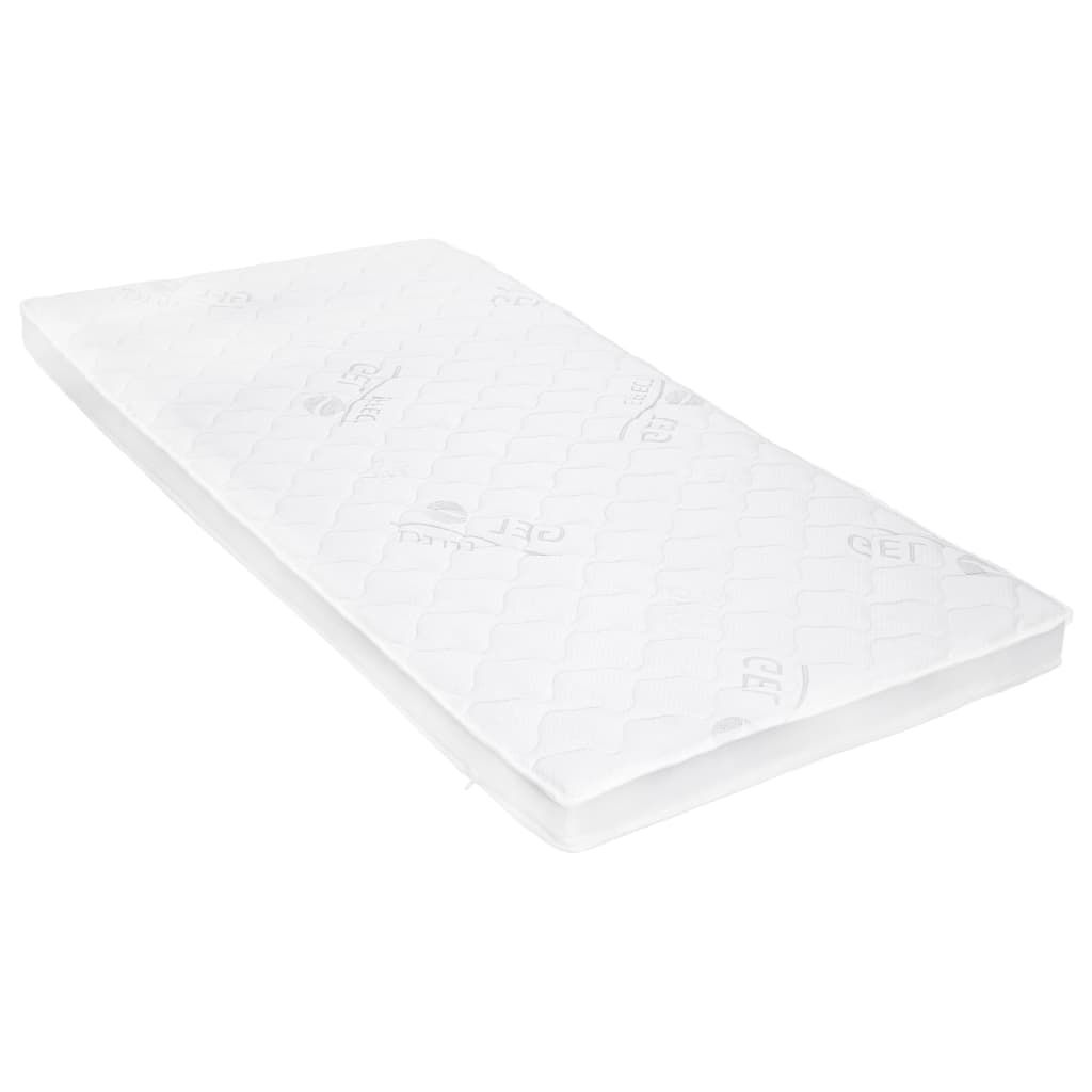 Coprimaterasso 90x200 cm Schiuma di Gel 7 cm vidaXL