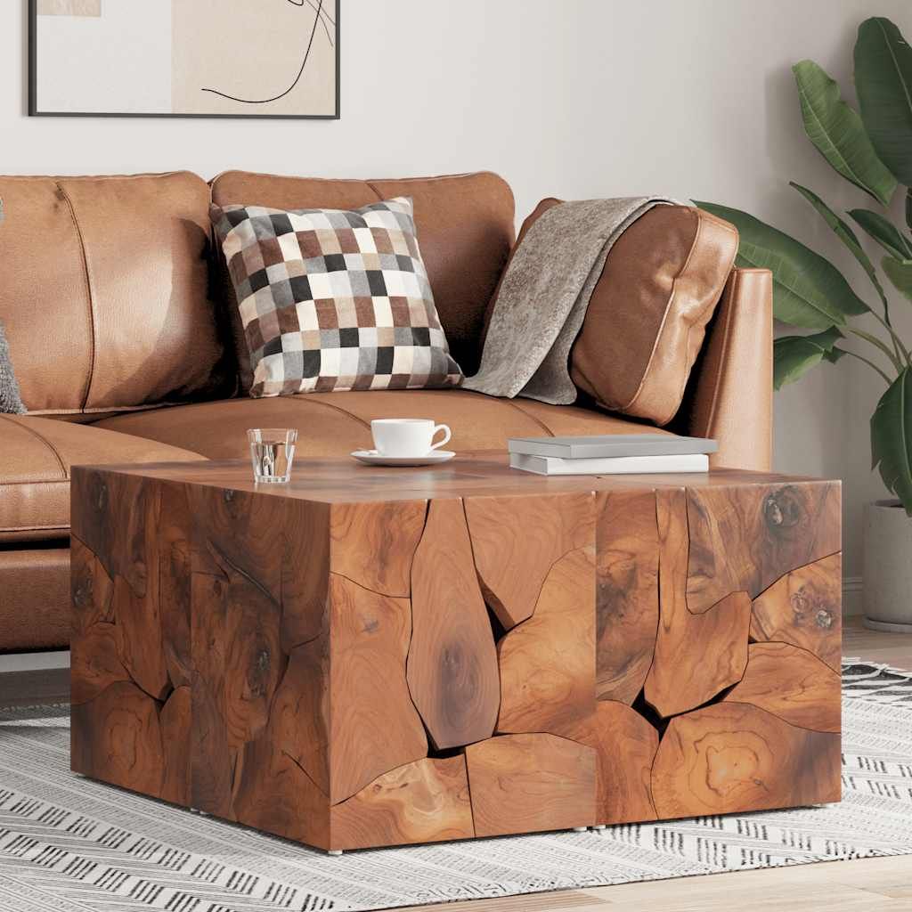 Sgabelli 4 pz Marrone 40x40x45 cm in Legno Massello di Tek 4 Pz vidaXL