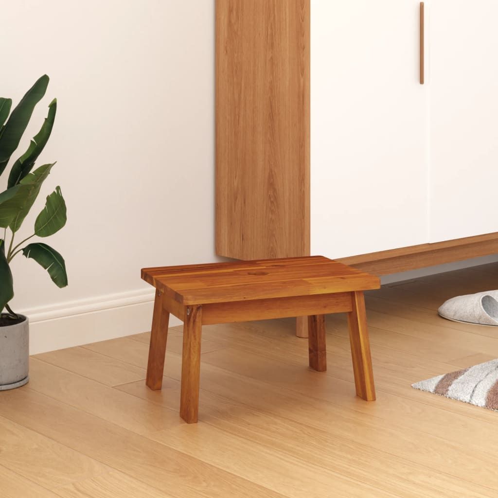 Sgabello 38x26x22 cm in Legno Massello di Acacia vidaXL