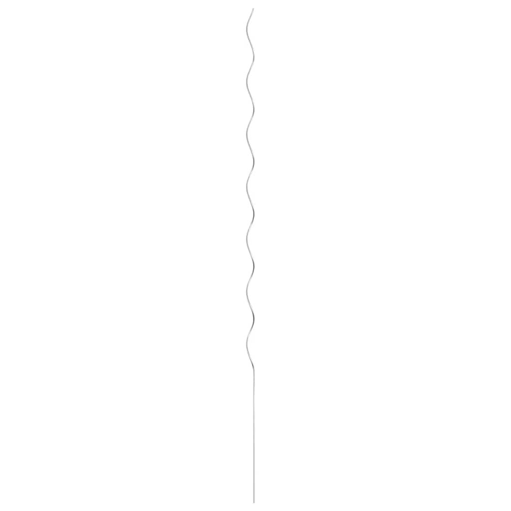 5 pz Supporti a Spirale per Piante 170 cm in Acciaio Zincato vidaXL