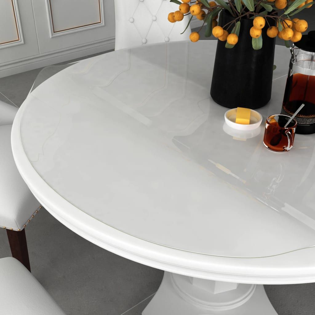 Protezione Tavolo Trasparente Ø 120 cm 1,6 mm in PVC vidaXL