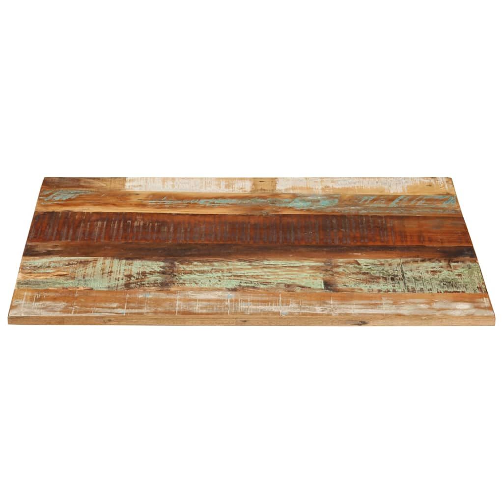 Piano Tavolo Rettangolare 70x80 cm 15-16 mm Legno di Recupero vidaXL