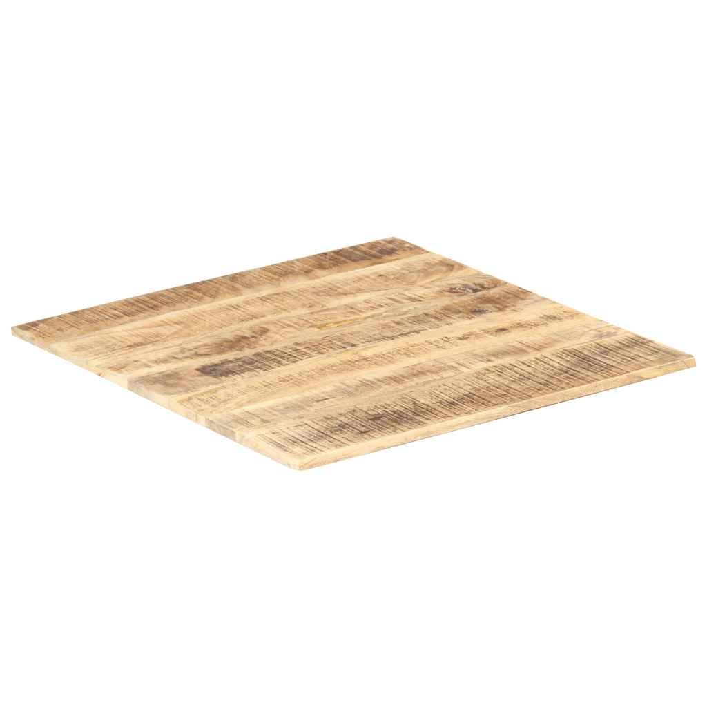 Piano Tavolo in Legno Massello di Mango 15-16 mm 60x60 cm vidaXL