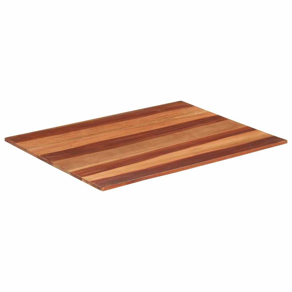 Piano Tavolo in Legno Massello di Acacia 15-16 mm 70x90 cm vidaXL
