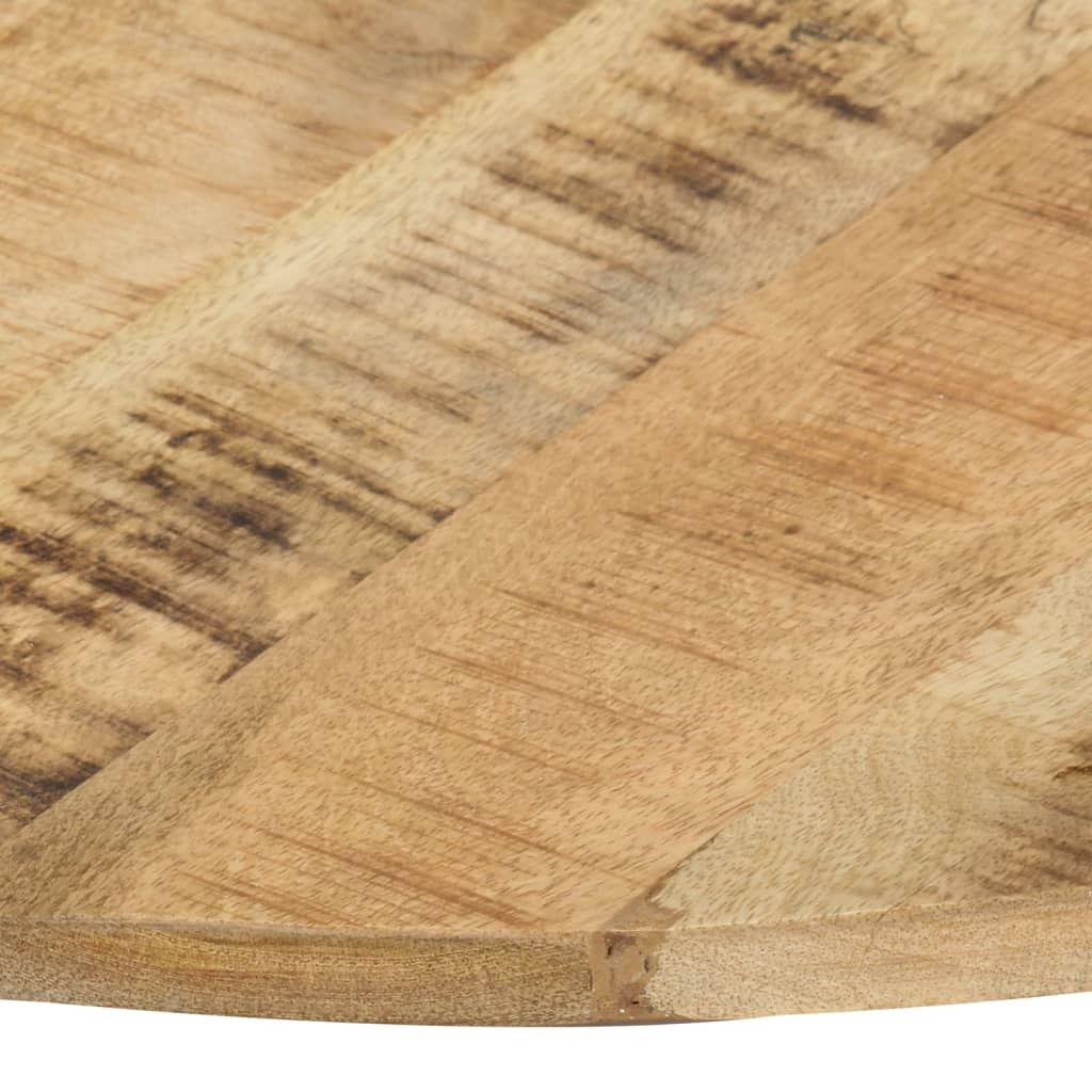 Piano Tavolo in Legno Massello di Mango Rotondo 15-16 mm 60 cm vidaXL