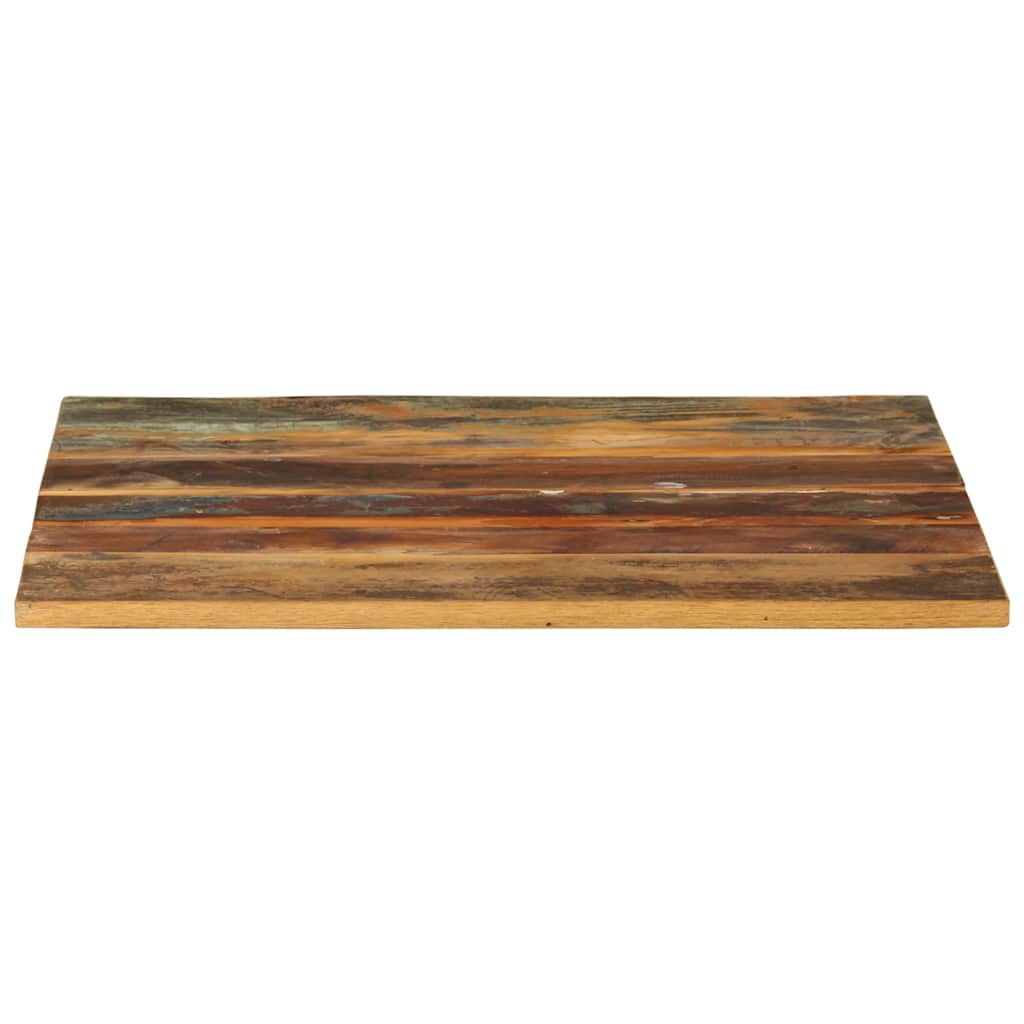 Piano Tavolo Quadrato 60x60 cm 15-16 mm in Legno di Recupero vidaXL