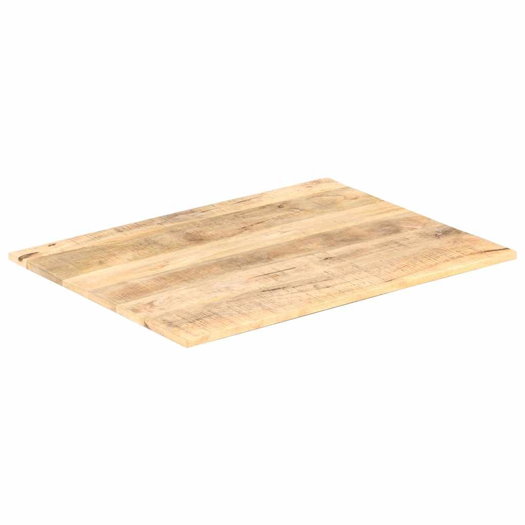 Piano Tavolo in Legno Massello di Mango 15-16 mm 90x60 cm vidaXL