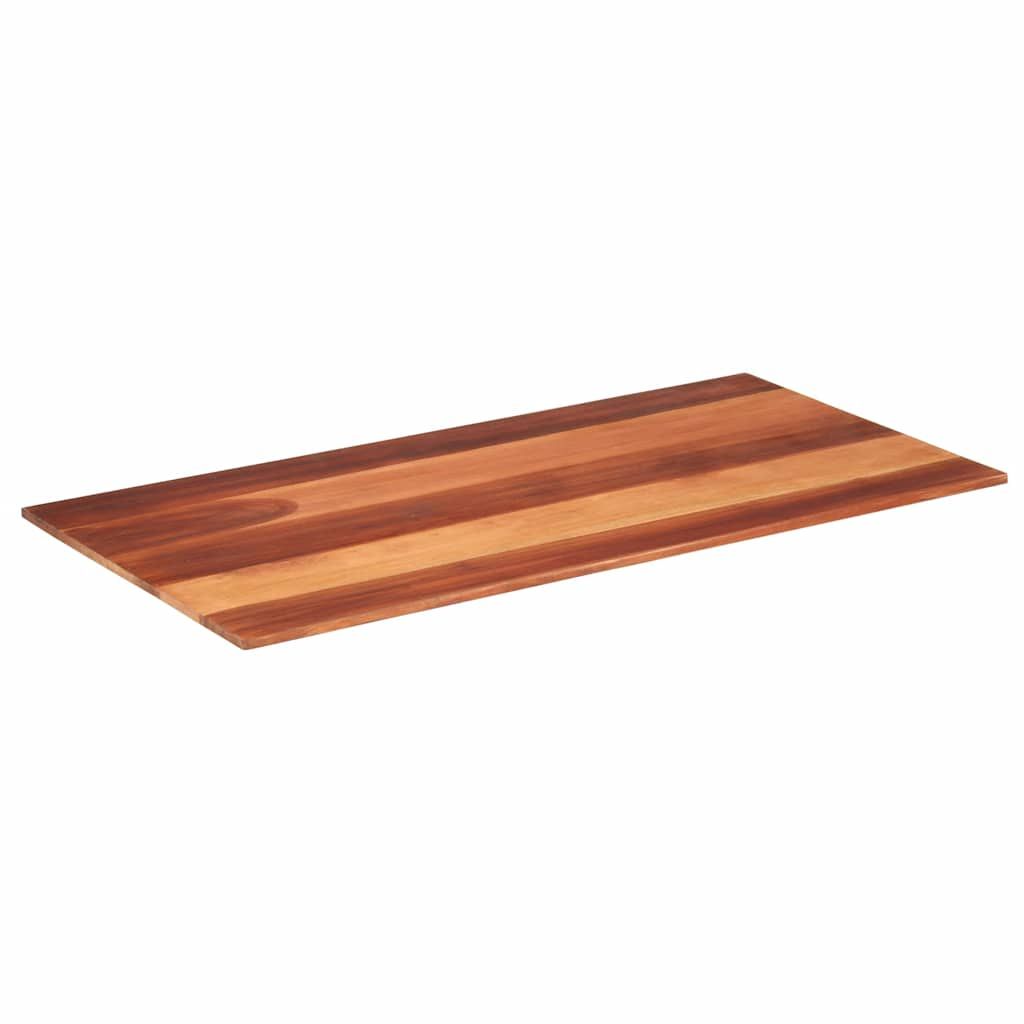 Piano Tavolo in Legno Massello di Acacia 15-16 mm 60x120 cm vidaXL