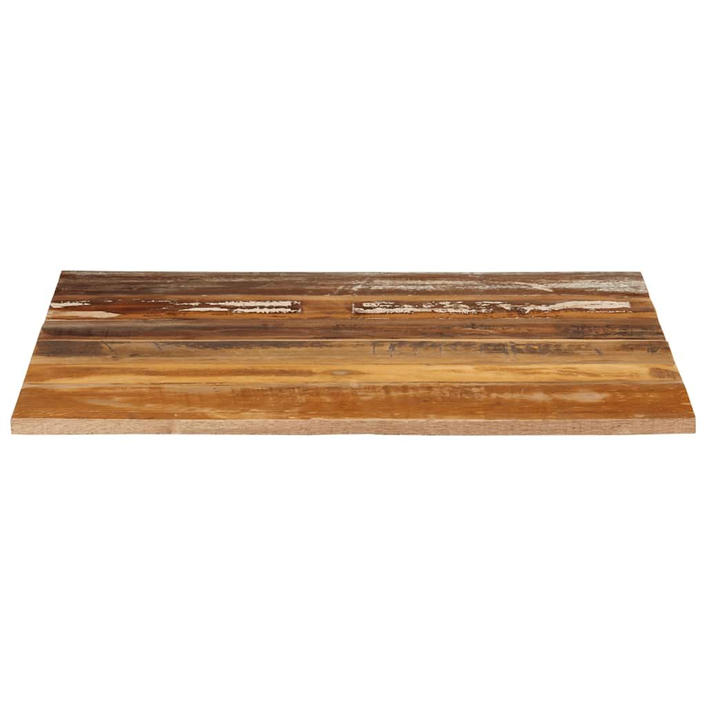 Piano Tavolo Quadrato 70x70 cm 15-16 mm in Legno di Recupero vidaXL