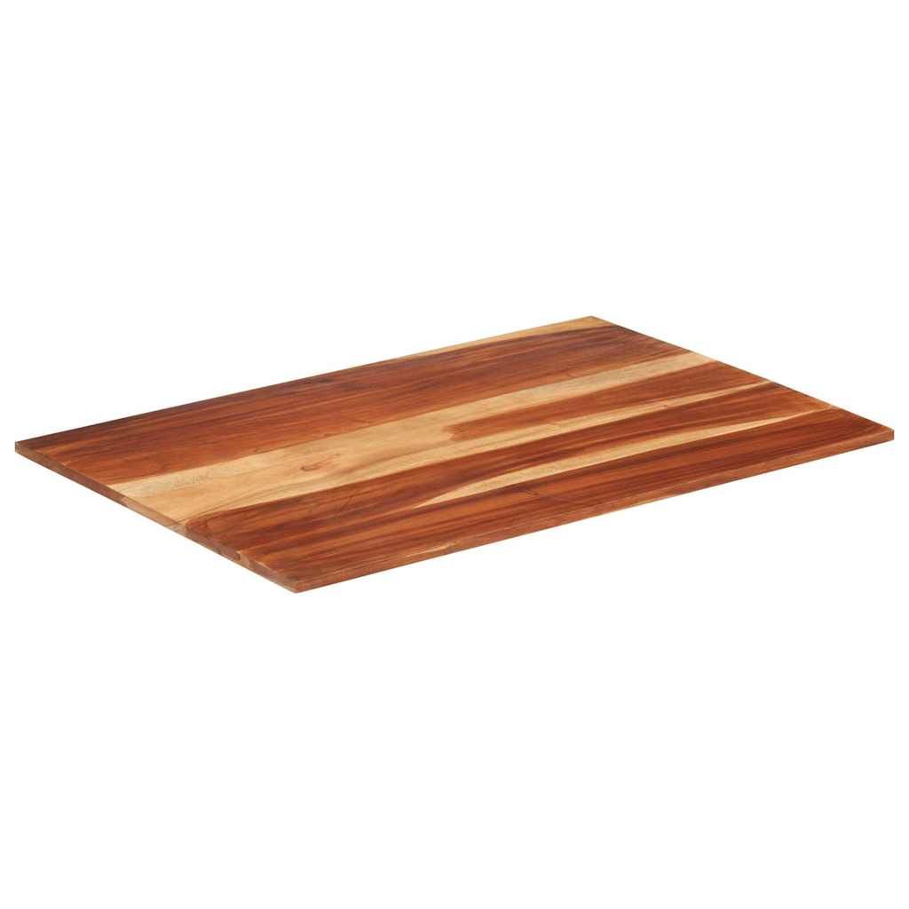 Piano Tavolo in Legno Massello di Acacia 15-16 mm 60x90 cm vidaXL