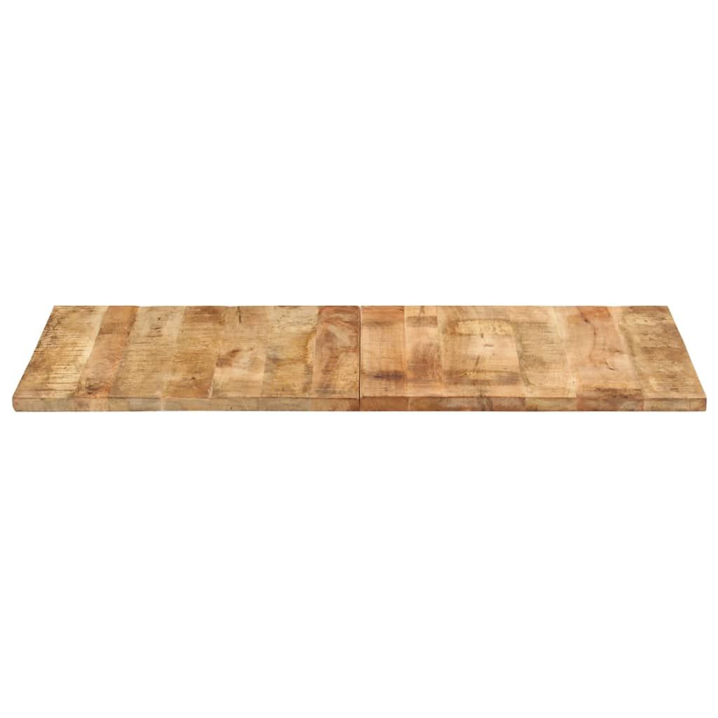 Piano Tavolo in Legno Massello Mango 25-27 mm 120x60 cm vidaXL
