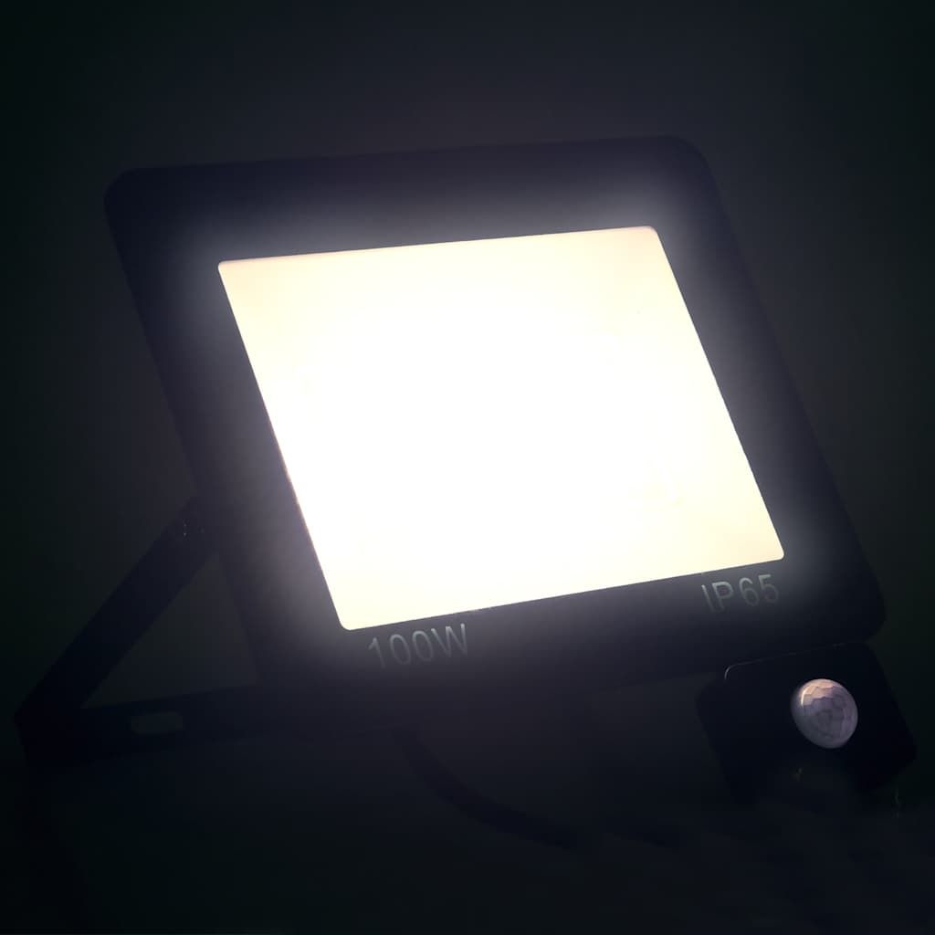 Faretto a LED con Sensore 100 W Bianco Freddo vidaXL