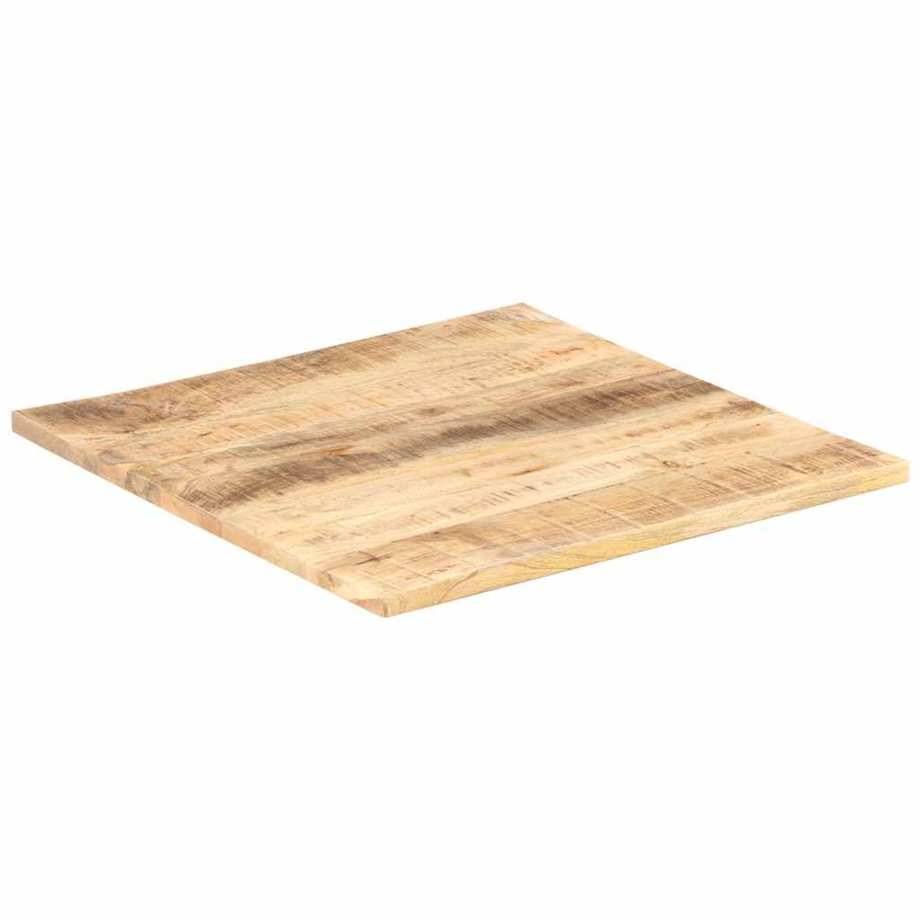 Piano Tavolo in Legno Massello di Mango 25-27 mm 70x70 cm vidaXL