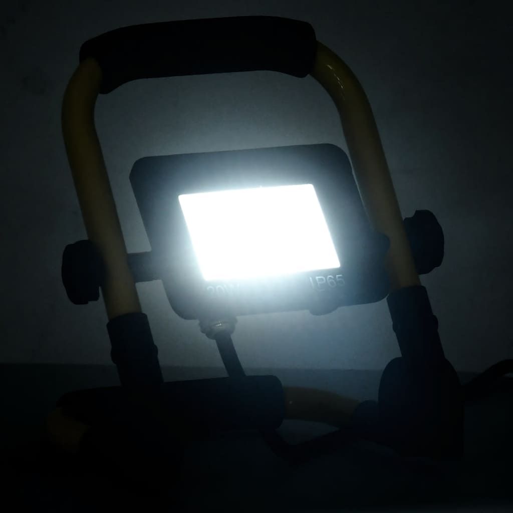Faretto a LED con Maniglia 20 W Bianco Freddo vidaXL