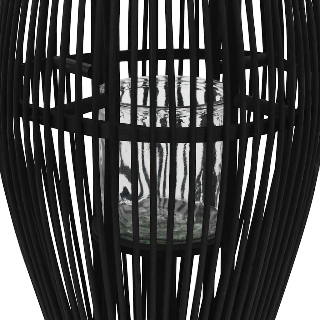 Supporto per Lanterna a Sospensione in Bambù 60 cm Nero vidaXL