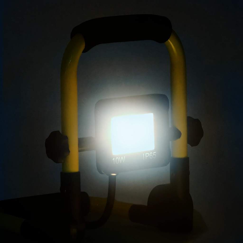 Faretto a LED con Maniglia 10 W Bianco Freddo vidaXL