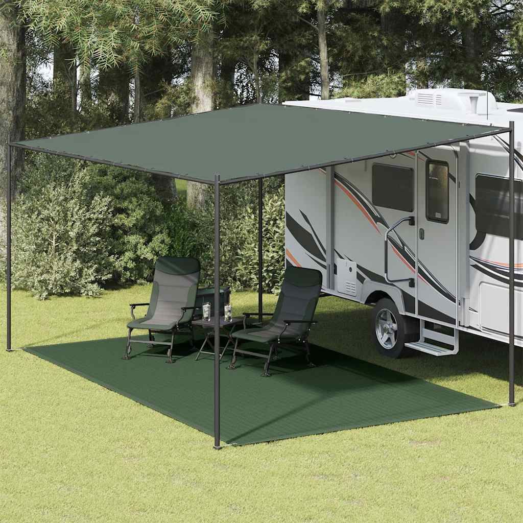 Tappeto da Tenda 300x600 cm in HDPE Verde vidaXL