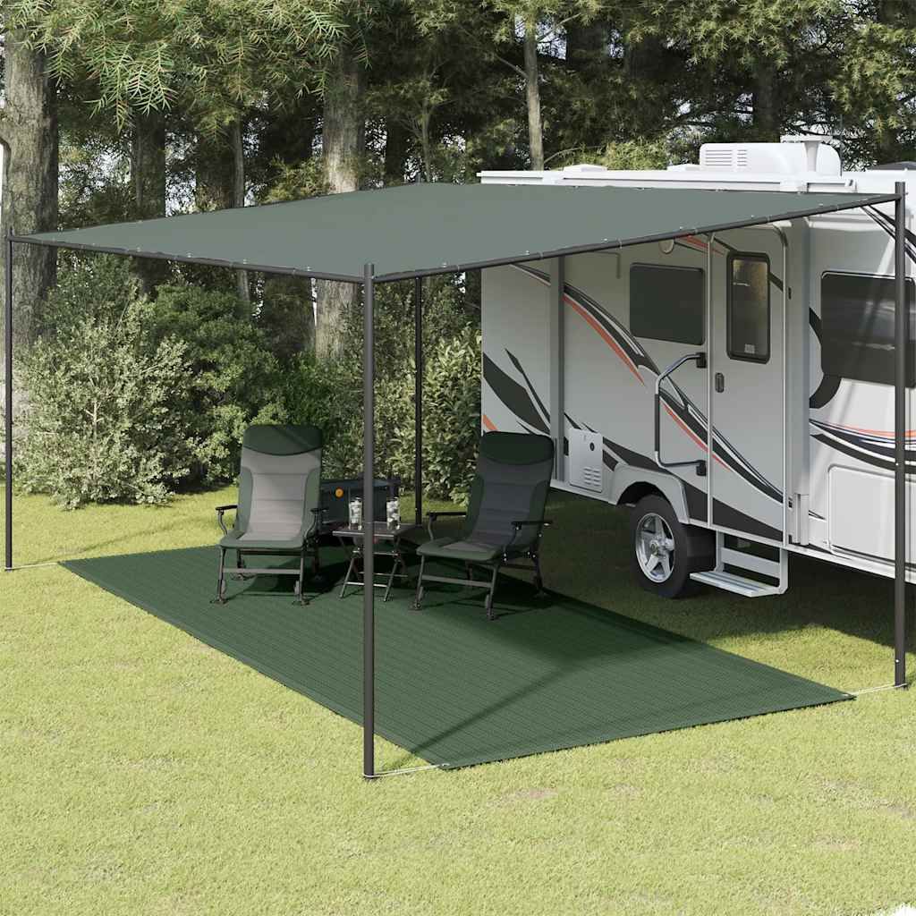 Tappeto da Tenda 250x600 cm in HDPE Verde vidaXL