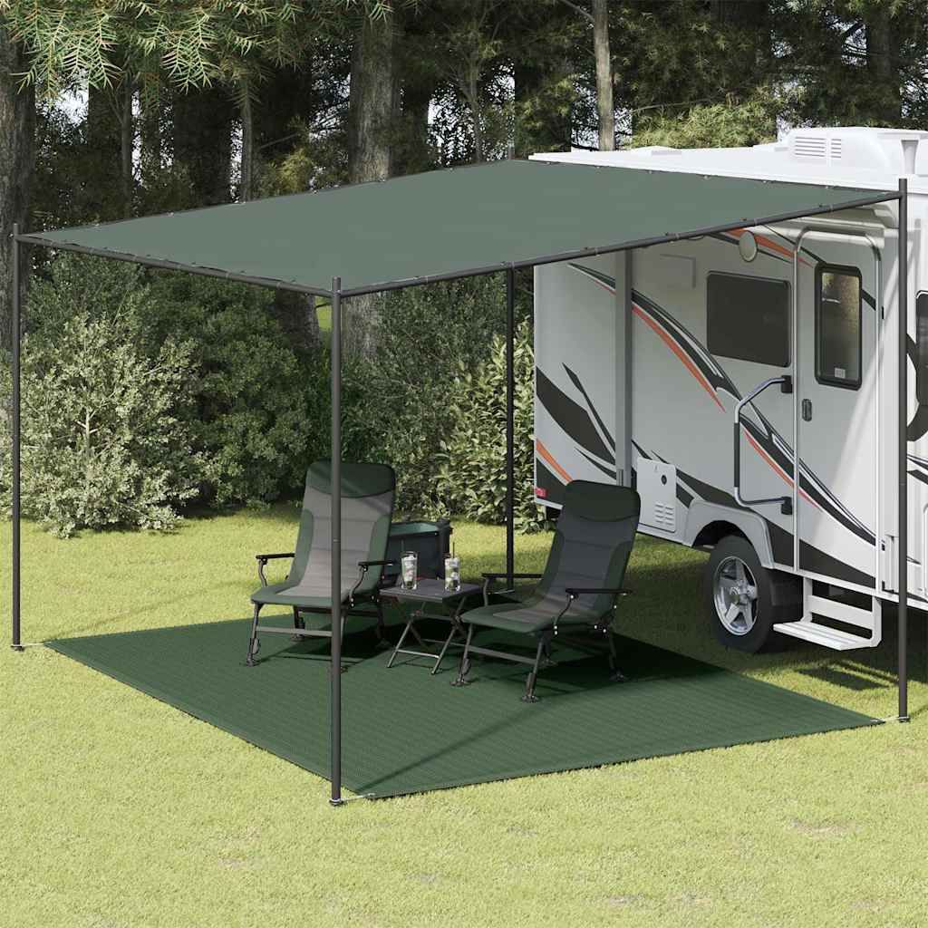 Tappeto da Tenda 300x400 cm in HDPE Verde vidaXL