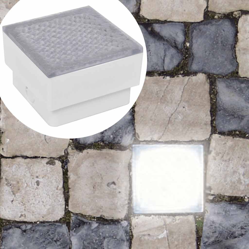 Faretti LED da Incasso 6 pz 100x100x68 mm vidaXL